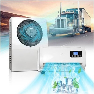 Treeligo 12V RV Air Conditioner Ultra-Quiet Cooling System AC Kit for Cab Truck