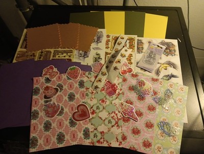 SALE PACKAGE HOBBYCRAFTS FOR SCRAPBOOKING WITH CLEAR STAMP NEW (SALE150)