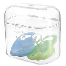 Accmor Pacifier Container - 2 Pacifier Holder Case for Travel, BPA Free, Tran...