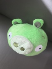 Green Pig Angry Birds 4" Plush Hartz No Sound