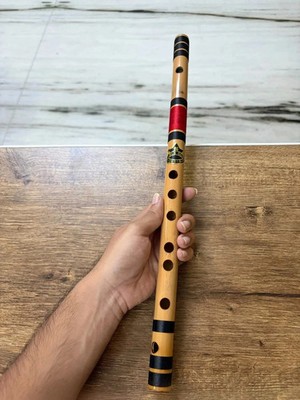 Foxit C# C Sharp 7 Hole Right Hand Bamboo Flute Bansuri 20 Inches Professional