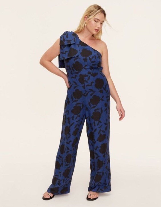 ◆Targetコラボ◆【Kate Spade】★ワンピース★Women's Jumpsuit Kate Spade X Target Women's Size 6 Floral One Shoulder Linen