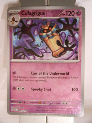 139PK085r - Cofagrigus  - 85/191 - Surging Sparks (SSP) - Rare Reverse