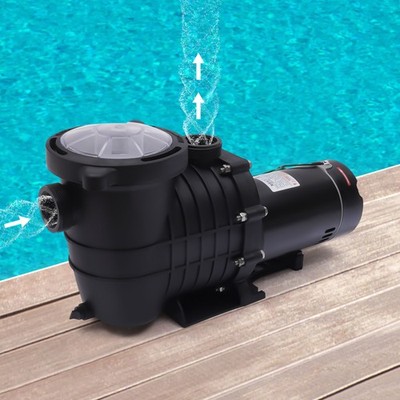 110-120V Filter Pump 1.5HP 6000GPH Inground Swimming POOL PUMP MOTOR w/ Strainer