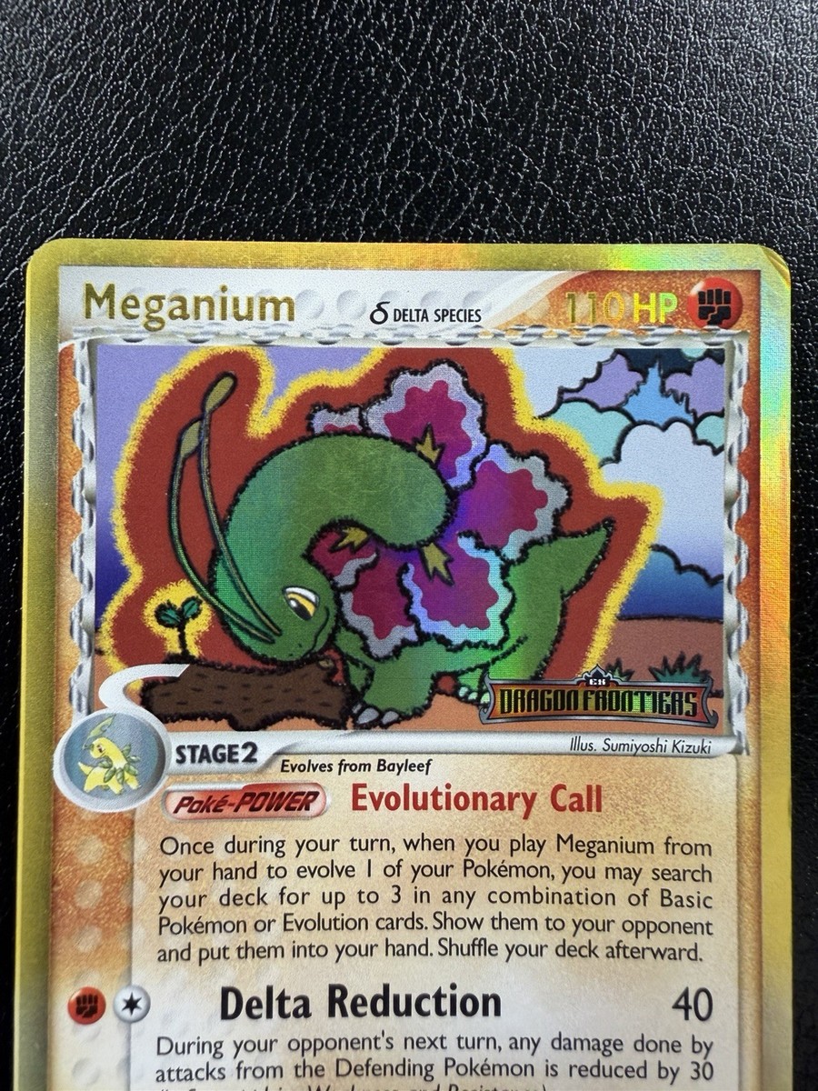 Pokémon TCG Meganium EX Dragon Frontiers 4/101 Reverse Holo
