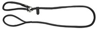 Rundleder-Schlupfleine 170Cm 8Mm Schwarz Kerbl Haustierleine Roma