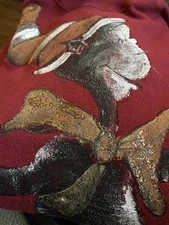 VTG Cat In the Hat Red Crew Neck Sweater Large