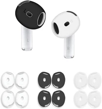 6 Pairs Ear Cover for AirPods 4,Anti Slip Ear Skin Tips Accessories Sport Ultra