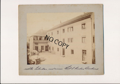 Neustadt Haardt Innenhof mit Gebäuden um 1900 Original Foto X11