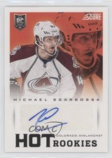 2013-14 Score Hot Rookies Signatures Michael Sgarbossa #616 Auto 1r5