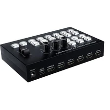4 HDMI Camera Streaming 4K Video Switcher Live Production Broadcasting Stationpo