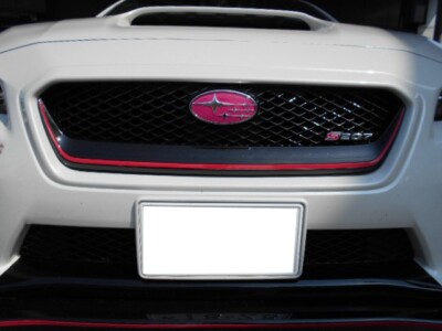 Subaru WRX STI Custom Pink Front and Rear Ornament VAB / VAG | eBay