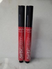 Lot of 2 NYX SUPER CLIQUEY MATTE LIPSTICK SCLS08 IN THE RED