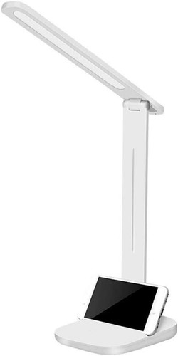 GMLSD Tischlampe, faltbare LED Schreibtischlampe Touch Switch iPhone Halter Neu