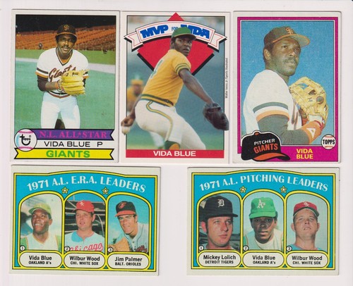 FIVE CARD VIDA BLUE LOT -