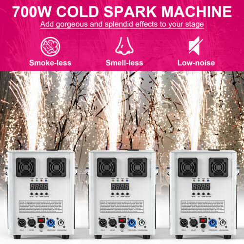 700W Cold Spark Machine Stage Effect DMX Firework DJ Disco Event Party Wedding - Bild 5 von 27
