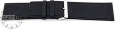 Cinturino orologio Fibbia Ad Ardiglione Pelle,liscio marrone scuro 30mm,32mm,