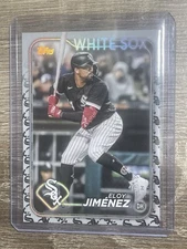 2024 Topps Series 2 Eloy Jimenez #420 Team Logo Border White Sox SSP