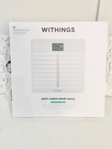 WITHINGS Smart Scales with Full Body Cardio Analysis Including Fat Content White