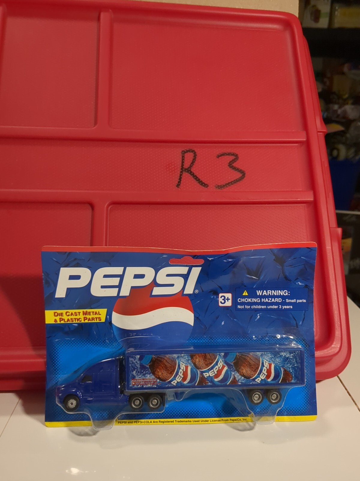 PEPSI TRUCK TRACTOR TRAILER BY GOLDEN WHEEL 1990 DIE CAST NEW UNOPENED