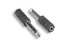 3.5mm Stereo F female  To 6.3mm 1/4" Stereo M male Adapter