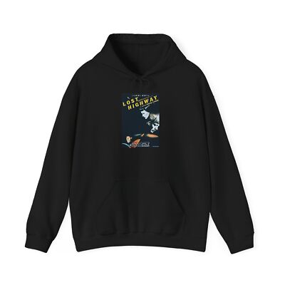 Lost Highway David Lynch Graphic Print LS Unisex Heavy Blend  Hooded Sweatshirt