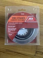 ACE Sink Strainer Stainless Steel Body Chrome 4165189  FS