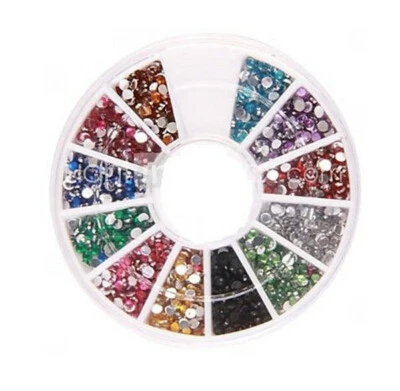 300 Strass pour Décoration Ongles Briller Crystal coloré nail art