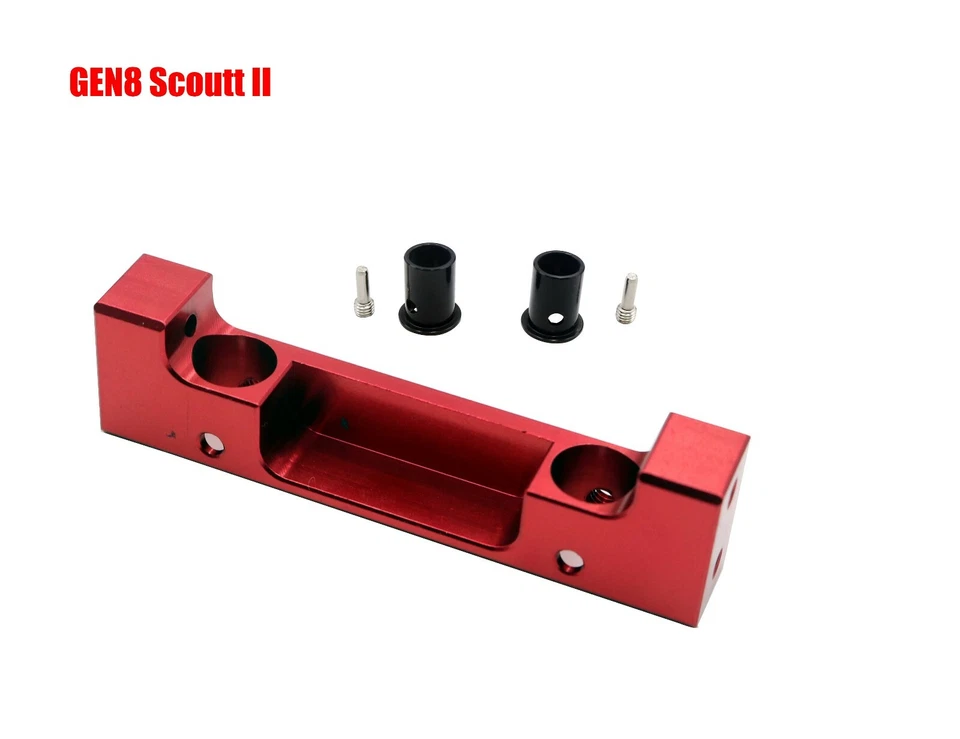 KYX  CNC Machined Alloy  Front Rear Bumper Mount for Redcat Racing GEN8 Scout II - Image 3 of 4