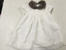 JANIE AND JACK SWEET PRECIOUS CRUSHED VELVETEEN PARTY DRESS 6 12 MS