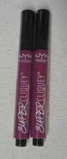 2 tube lot NYX SUPER CLIQUEY MATTE LIPSTICK SCLS03 OBVS / FLAGRANCE sealed