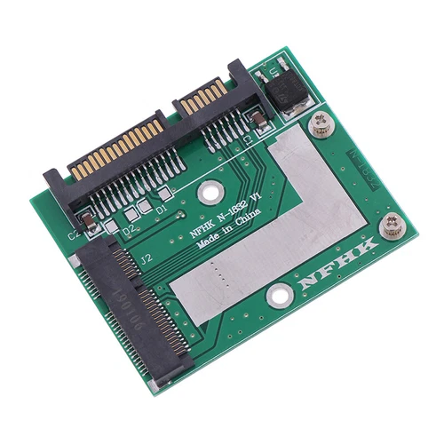 mSATA SSD to 2.5'' SATA 6.0gps adapter converter card module board mini pcie _ou