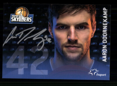 Aaron Doornekamp Frankfurter Skyliners Basketball Original Signiert + A 238350