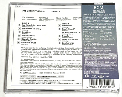 Pat Metheny Group / Travels 1983 SACD 2CD Hybrid Tower Records