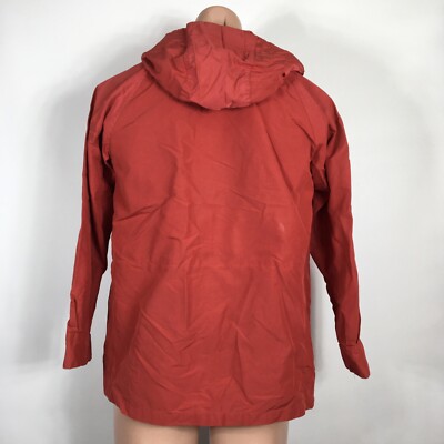 VTG 70s REI Recerational Equipment Red Hooded WaterProof Jacket