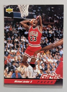 1992-93 UPPER DECK GAME FACES #488 / MICHAEL JORDAN