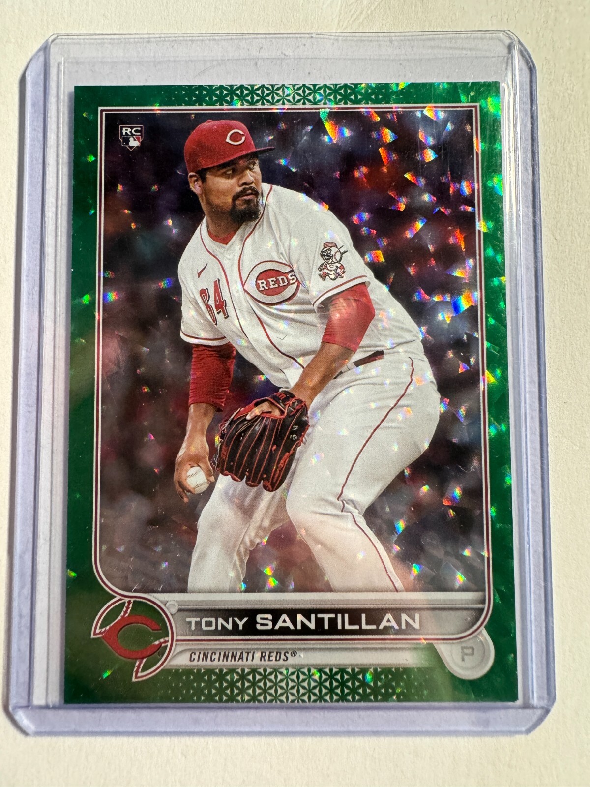 K143,449 - 2022 Topps Green Foilboard #111 Tony Santillan #/499