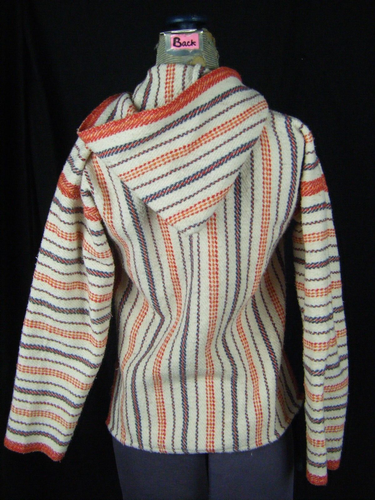 Vintage Baja Mexican Blanket Pullover-Bust 36/Big Kid M-L/Women XS - Picture 5 of 5