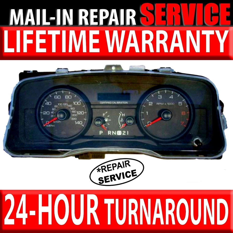 FORD Crown Victoria Instrument Gauge Speedometer Cluster Cluster REPAIR + LEDs - Image 2 of 4