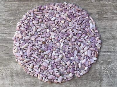 Grade A++ Kunzite Semi Tumbled Gemstone Mini Chips 3 - 8 mm, Wholesale Bulk Lot