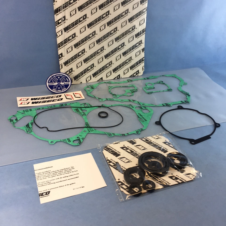 NEW WISECO BOTTOM END GASKET KIT FOR 1992-2001 HONDA CR250R CR 250 R 92 93 94 95 - Image 3 of 4