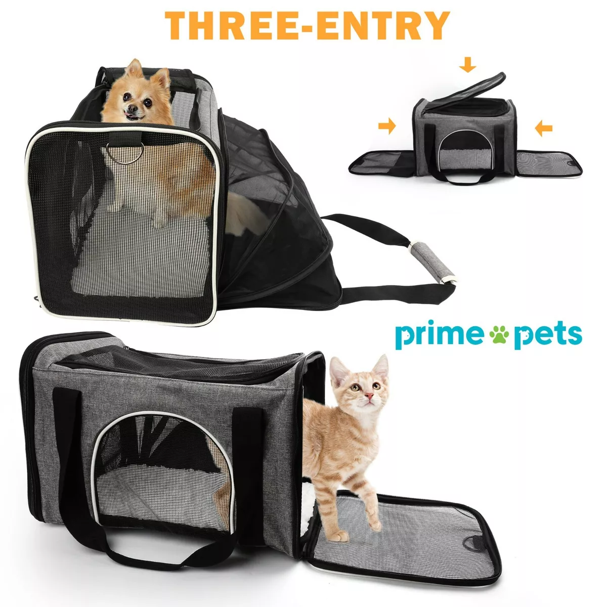 Expandable Cat Carrier Dog Carriers Airline Approved Soft-Sided Portable  Pet Travel Washable Carrier - China Pet Bag and Pet Carrier price