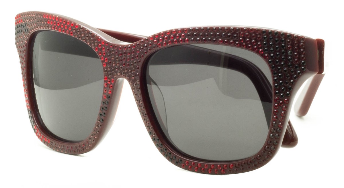 VALENTINO V 690SR 638 Crystal Camouflage Red Sunglasses Shades