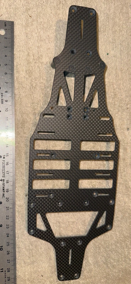 Team Atlas TA03 Carbon Fiber Lower Chassis for Tamiya TA03 - NOS/David Jun/58200 - Image 2 of 4