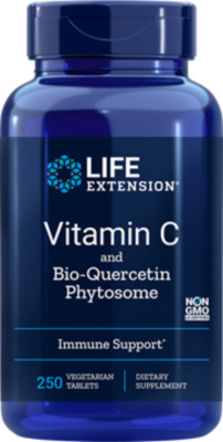 TAKE OFF $5! TWO PACK Life Extension Vitamin C Bio-Quercetin Phytosome 250 tabs