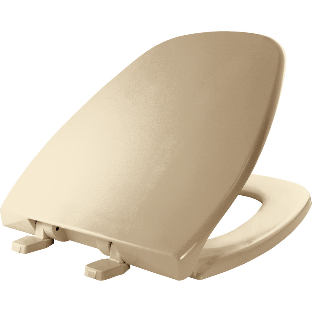 Bemis 124-0200 White Round Plastic Toilet Seat