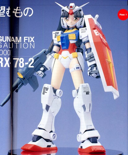 MS Girl RX 78 2 Gundam Misumaru Mashii Kimika Akeki Garage Kit GUNDAM FIX GALU