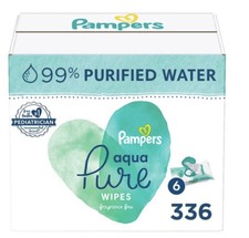 Pampers Aqua Pure Sensitive Baby Wipes, 336 count-FREE SHIPPING