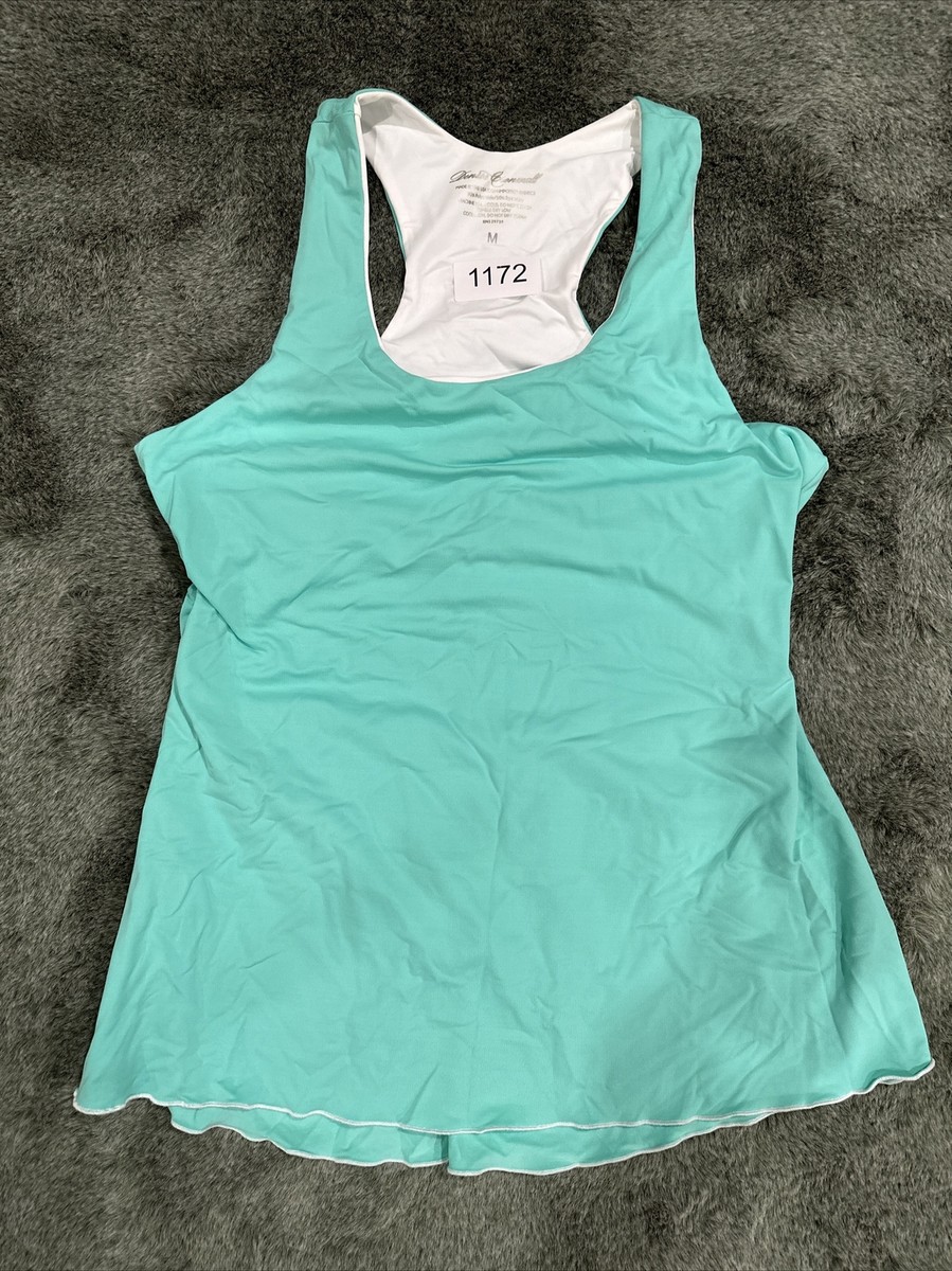 Denise Cronwall Racerback Tank Mint Green Activewear Tennis Womens