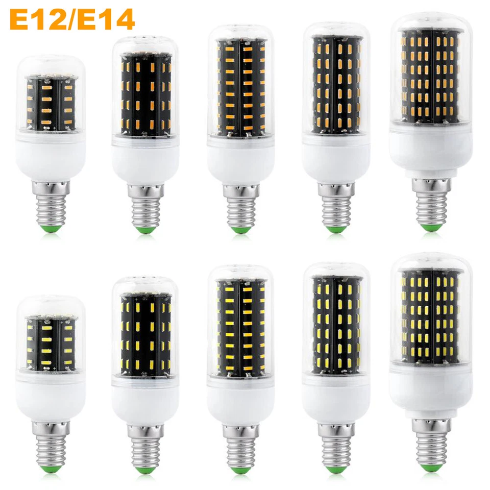 12W - 35W LED Corn Light Bulbs E14 E27 B22 Ultra Bright White Home Lamps 220V RC - Image 2 of 4